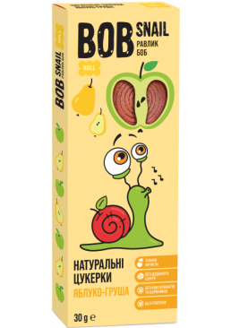 Натуральные конфеты Bob Snail Яблоко-Груша, 30 г